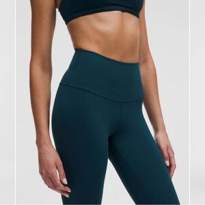 90 Degree By Reflex Deep Teal High-Rise Leggings